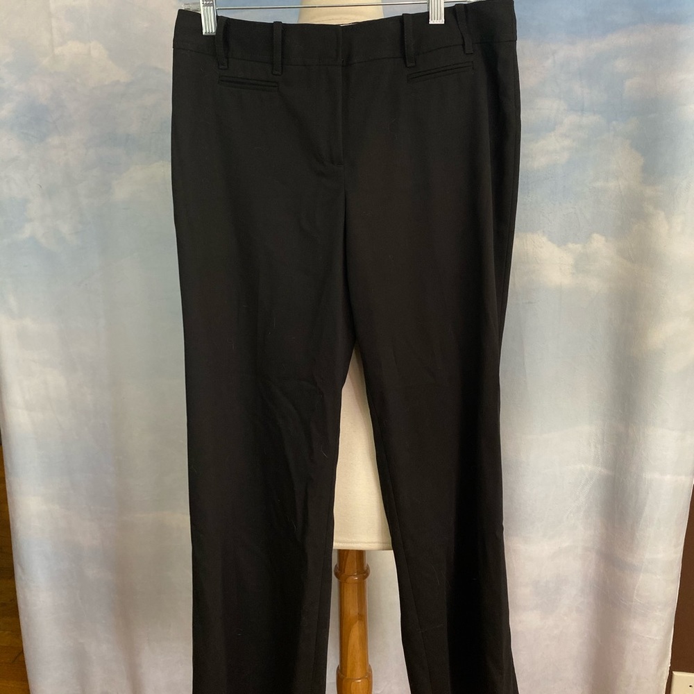 Ann Taylor Loft Black Julie Pants Sz 8P